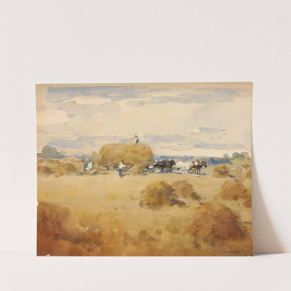 Haymaking Scene by William Henry Holmes