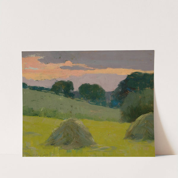 Haystacks (1899) by Arthur Wesley Dow