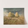 Haystacks; Autumn by Jean-François Millet