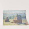 Haystacks, end of Summer (1891) by Claude Monet