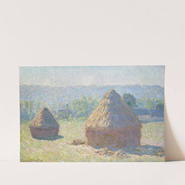 Haystacks, end of Summer (1891) by Claude Monet