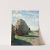 Haystacks. Summer Scene from Skagen by Johan Krouthén