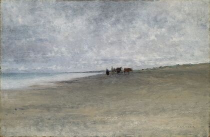 Hazy Weather by the Sea