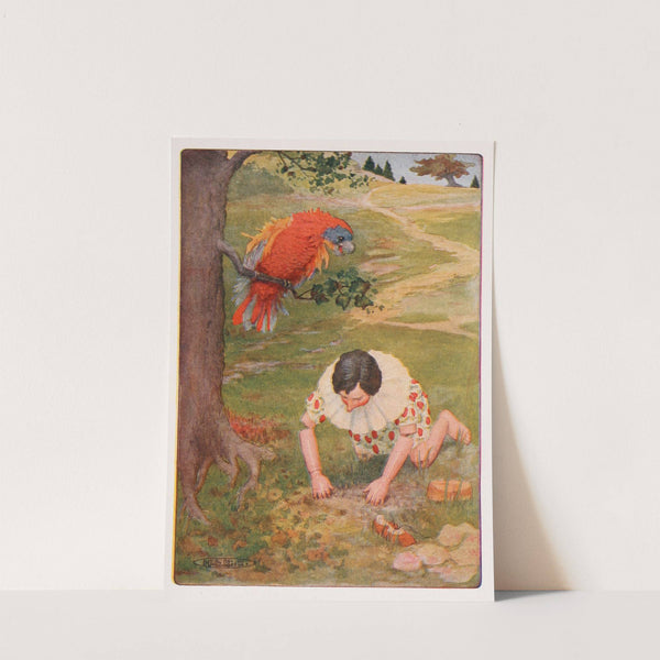 He began with his hands and naiis to dig up the earth that he had watered by Maria Louise Kirk