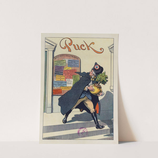 He had a hunch (1913) by Louis Glackens