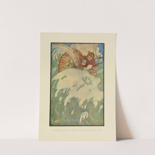 He held out the little shell in the beam of coloured light (1910) by Edmund Dulac