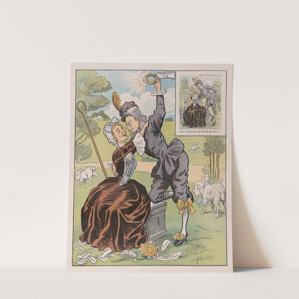 He loves me (1907) by Louis Glackens