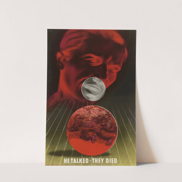 He Talked – They Died by Abram Games