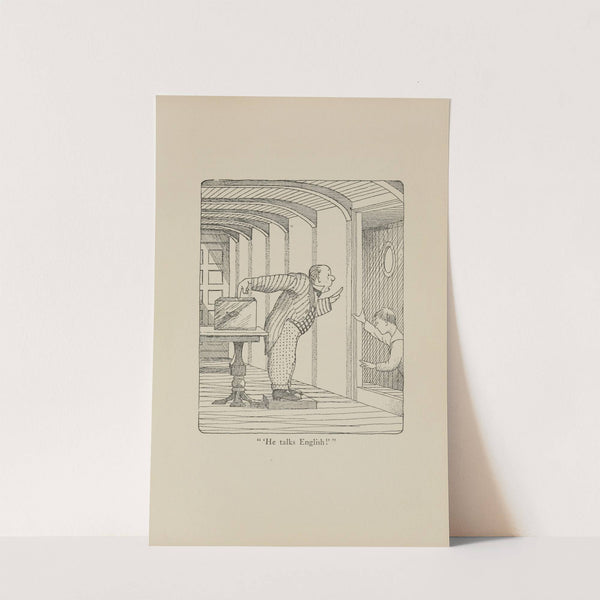 ‘He talks English!’ (1922) by Hugh Lofting