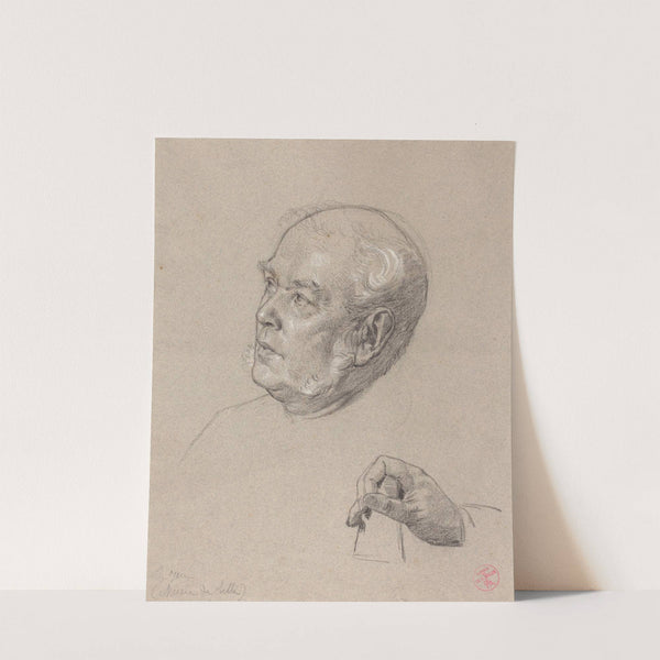 Head and Hand of a Man Throwing Dice (early 1860s) by Charles Louis Müller