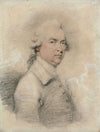 Head and shouldres portrait of a man turned to the right