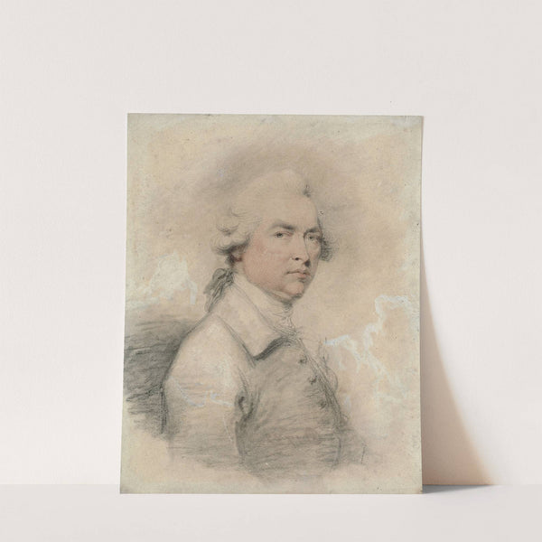 Head and shouldres portrait of a man turned to the right by Ozias Humphrey