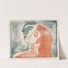 Head by head (man and woman kissing) (1905) by Edvard Munch