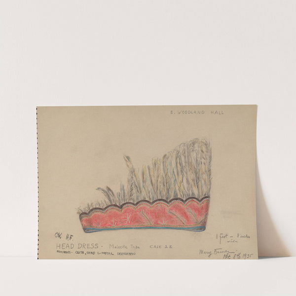 Head Dress by Mary Berner