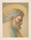 Head from the fresco of S. Peter in Prison Visited by S. Paul. (1862)