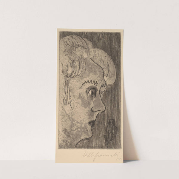 Head in Profile (1923) by Walter Gramatté