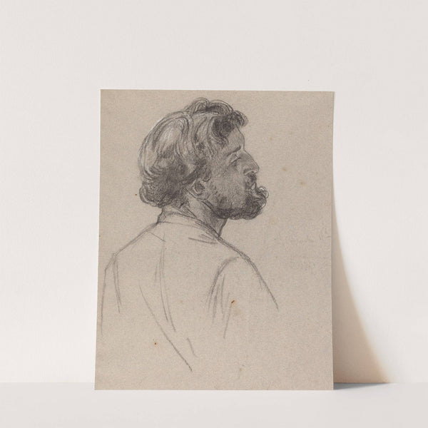 Head of a Bearded Gentleman (early 1860s) by Charles Louis Müller