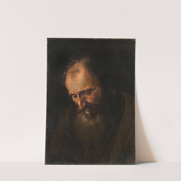 Head Of A Bearded Man by Francesco Fracanzano