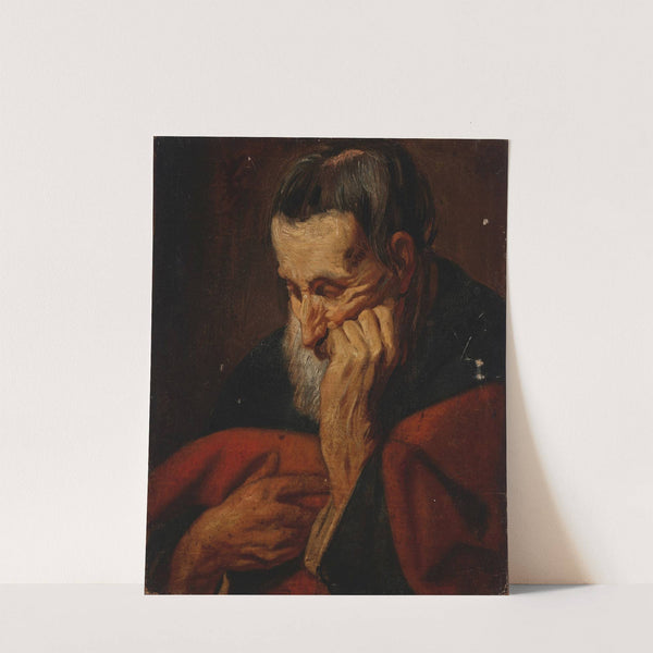 Head of a bearded man, possibly an apostle by Jacob Jordaens