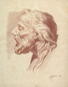 Head of a Bearded Old Man in Profile to the Right