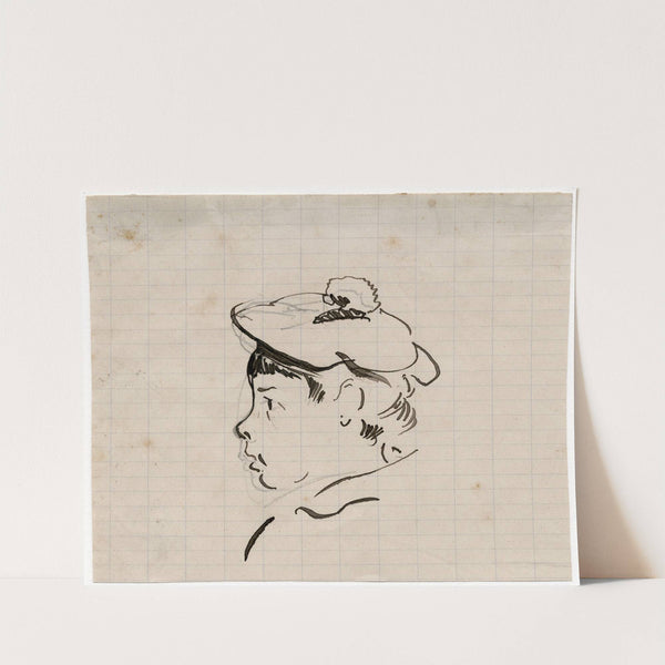 Head of a boy by Floris Verster