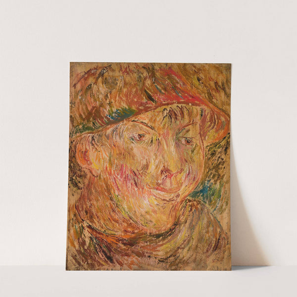 Head of a boy in a hat by Tadeusz Makowski