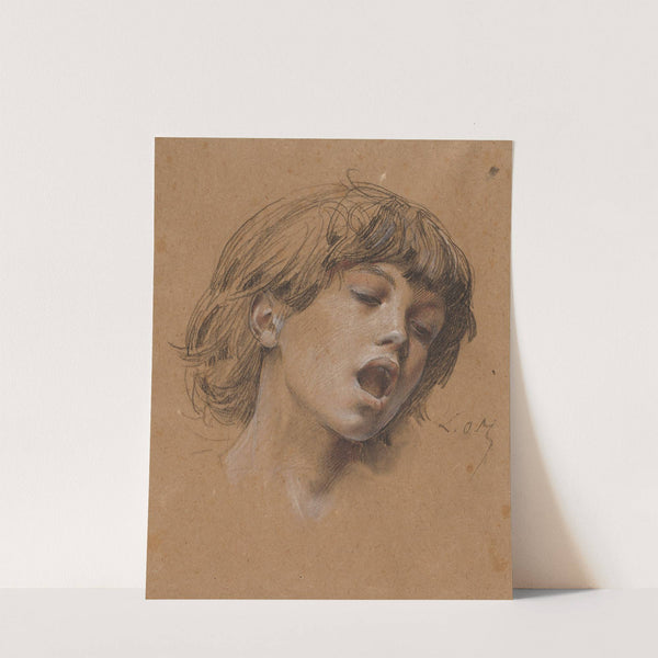 Head of a Boy Singing (Study for Music) (c. 1898) by Luc-Olivier Merson