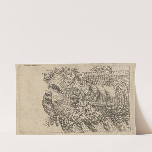 Head of a Child on the Bow of a Ship (1635–1645) by François Chauveau
