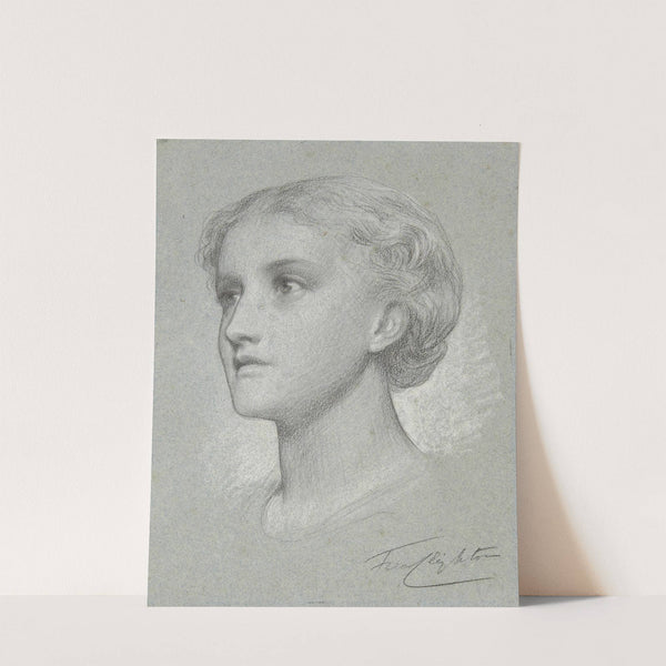 Head of a girl by Frederic Leighton