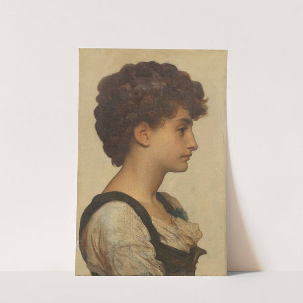 Head of a Girl by Frederic Leighton