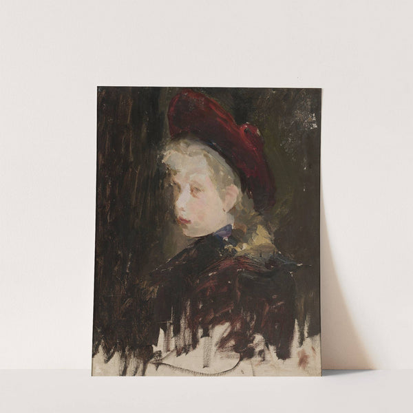 Head of a girl (after 1900) by Jan Ciągliński