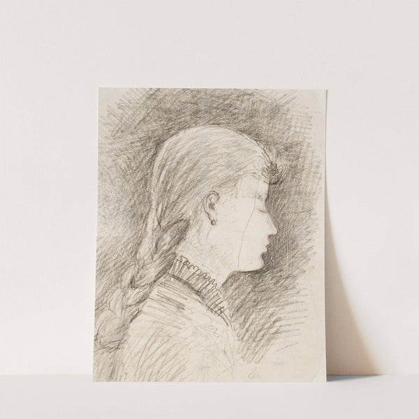 Head of a Girl (Gerda Ringbom, later Bergroth) by Akseli Gallen-Kallela