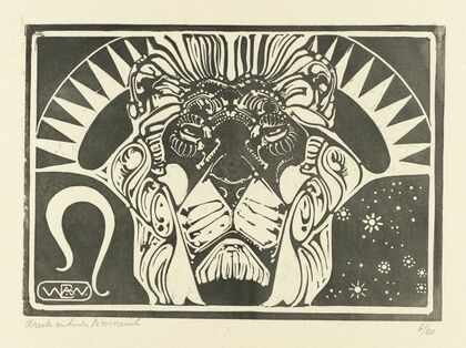 Head of a lion. Leo (1918-1919)