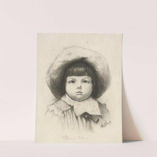 Head of a little boy by Thomas Nast