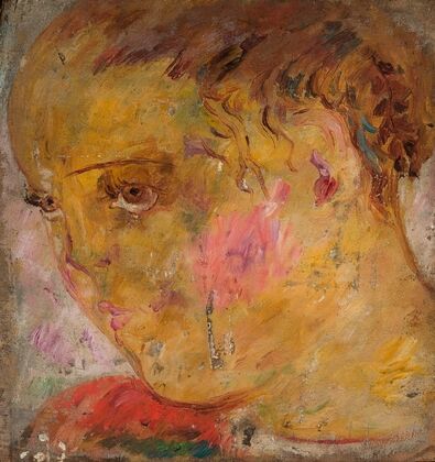 Head of a little girl in profile (1920)
