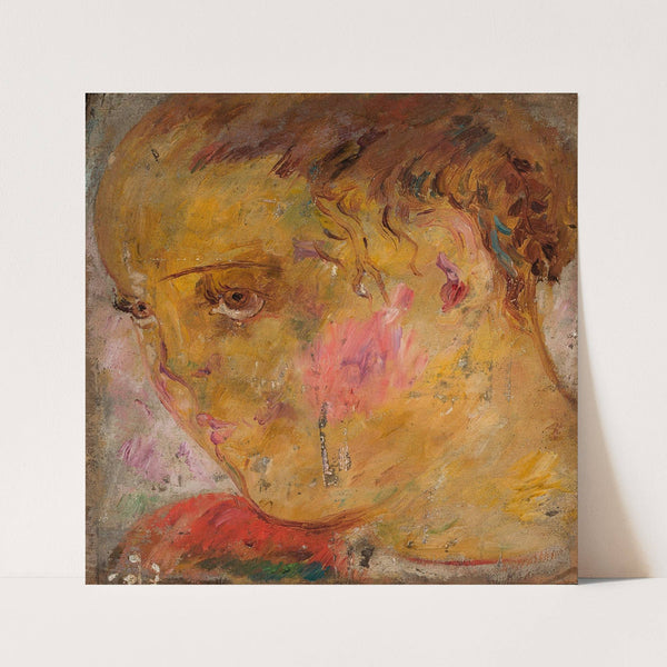 Head of a little girl in profile (1920) by Tadeusz Makowski