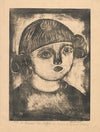 Head of a little girl with curls (1920)