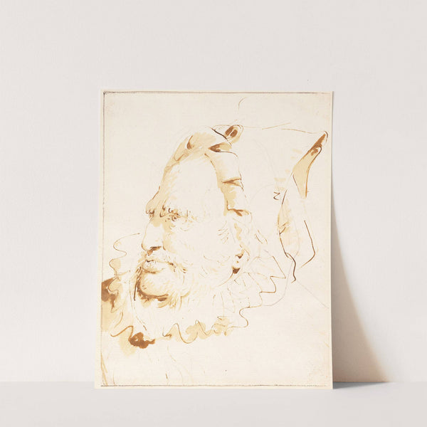 Head of a Magician (c. 1760) by Giovanni Battista Tiepolo