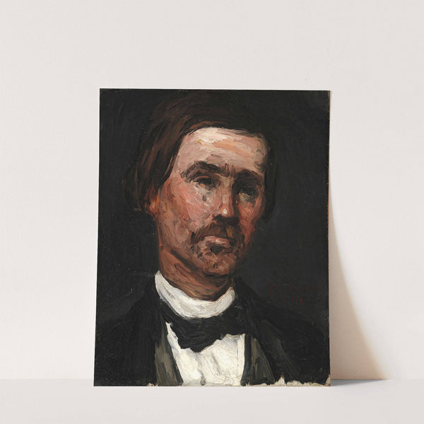 Head Of A Man (1865) by Paul Cézanne