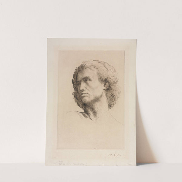 Head of a Man 2 (c. 1857–1911) by Alphonse Legros