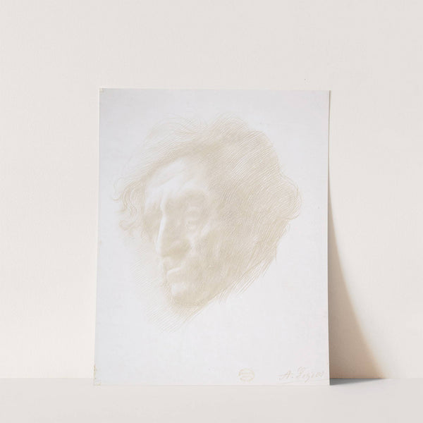 Head of a Man (1837–1911) by Alphonse Legros
