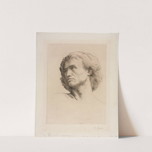 Head of a Man by Alphonse Legros