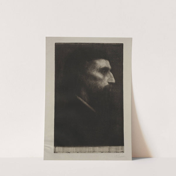 Head of a Man (c. 1857–1911) by Alphonse Legros