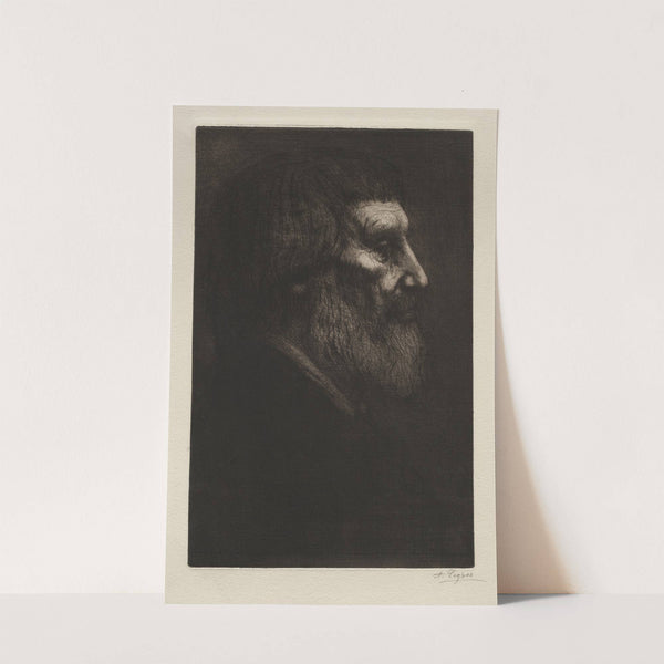Head of a Man (c. 1857–1911) by Alphonse Legros