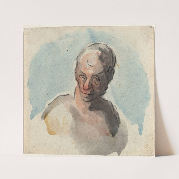 Head of a Man by Honoré Daumier