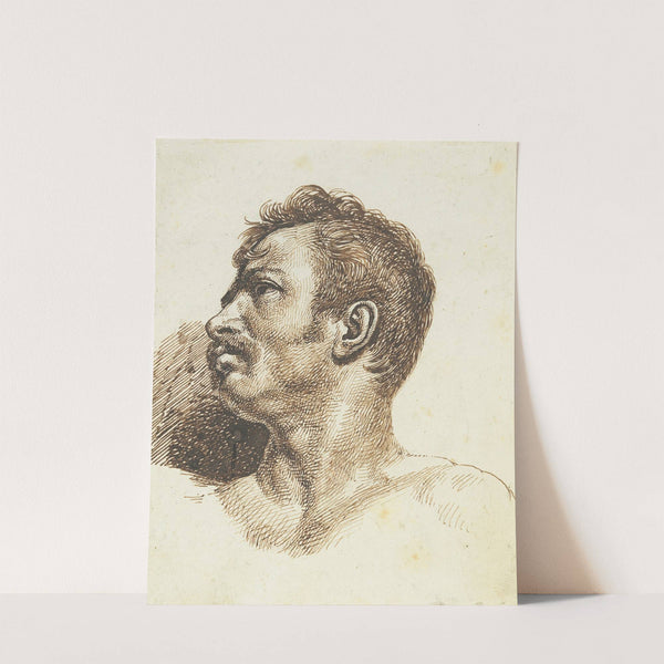 Head of a Man (recto) by Théodore Géricault