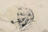 Head of a Man Smoking a Pipe