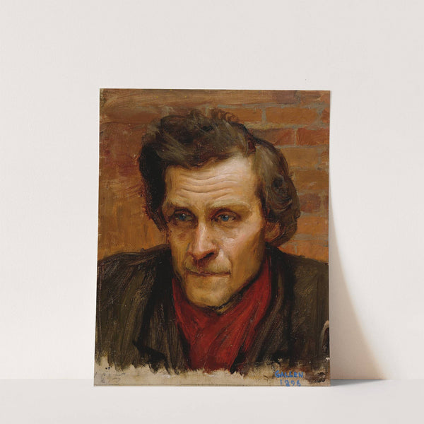 Head of a Man, study for the painting By the River of Tuonela (1902 - 1903) by Akseli Gallen-Kallela