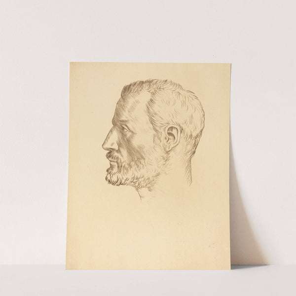 Head of a Man (Tete d’homme) III by Alphonse Legros
