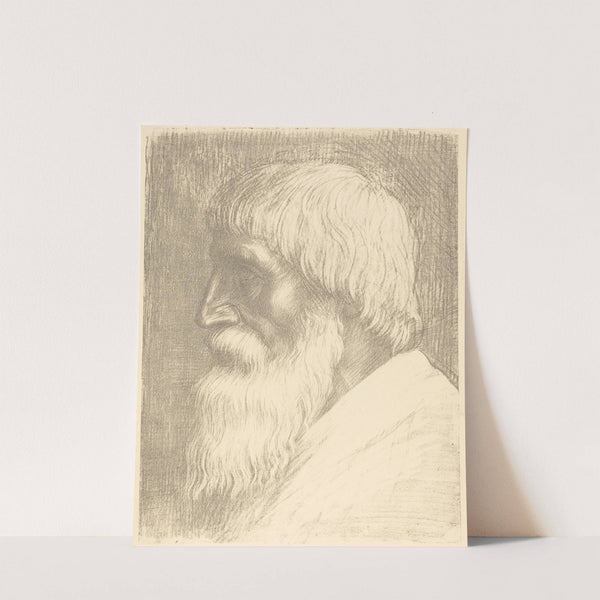 Head of a Man (Tete d’homme) V by Alphonse Legros